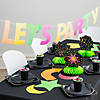 Neon Glow Party Floor, Table &amp; Wall Decorating Kit - 25 Pc. Image 1