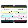 Neon Lights Name Tags/Labels Image 2