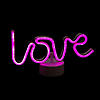 Neon Love Tabletop Sign Image 1