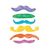 Neon Mustaches- 12 Pc. Image 1