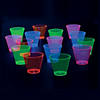 Neon Plastic Cups - 25 Pc. Image 1
