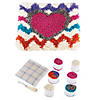 Nested Hearts Latch Hook Kit Image 1