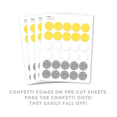 Neutral Elephant Confetti 180-Pack Image 1