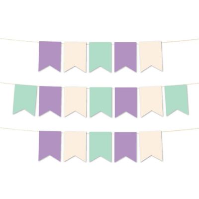 Neutral Elephant Pennant - 4 x 5.5 Inch Image 1