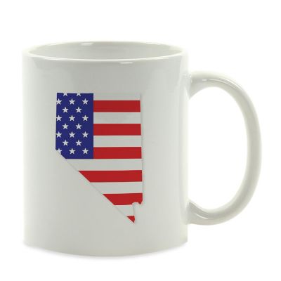 Nevada US Flag Ceramic Mug Image 2