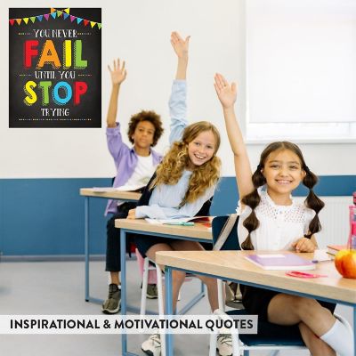 Never Fail Stop Trying 8.5x11in 4-Pack Image 3