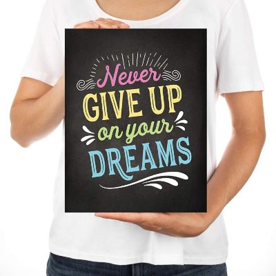 Never Give Up on Dreams 8.5x11in Image 3