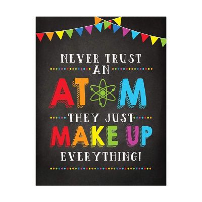Never Trust an Atom 8.5x11in 1-Pack Image 1
