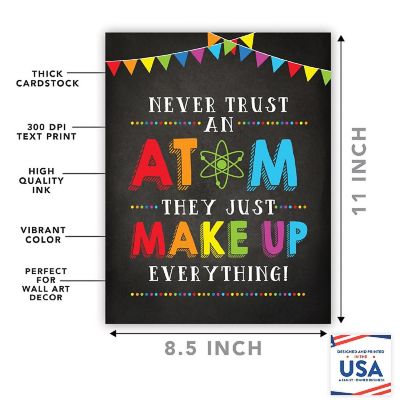 Never Trust an Atom 8.5x11in 1-Pack Image 1