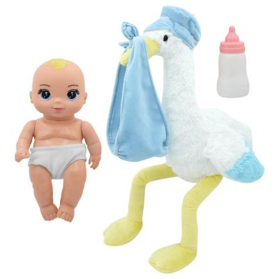 New Adventures: Magic Nursery: 8" Special Delivery Set - Blue Image 1