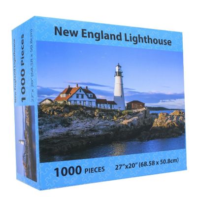 New England Lighthouse 1000 Piece Landscape Jigsaw Puzzle Image 2