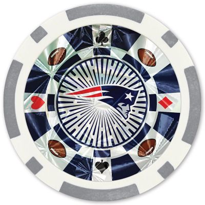 New England Patriots 20 Piece Poker Chips Image 2