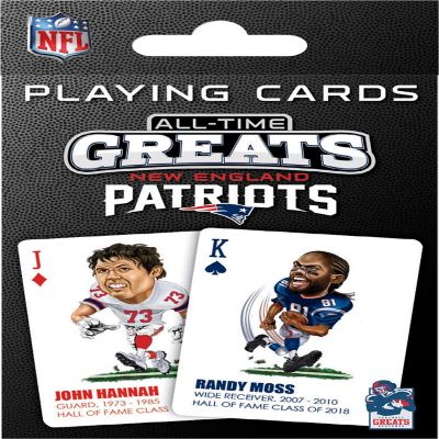 New England Patriots All-Time Greats Playing Cards - 54 Card Deck Image 1