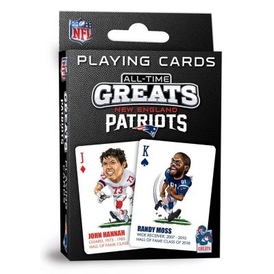 New England Patriots All-Time Greats Playing Cards - 54 Card Deck Image 1