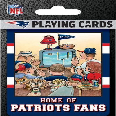 New England Patriots Fan Deck Playing Cards - 54 Card Deck Image 1