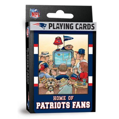 New England Patriots Fan Deck Playing Cards - 54 Card Deck Image 1