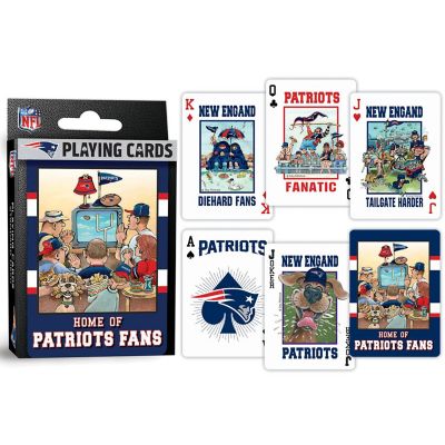 New England Patriots Fan Deck Playing Cards - 54 Card Deck Image 3