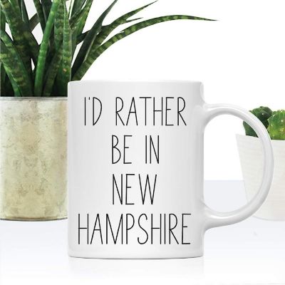New Hampshire Ceramic Travel Coffee Mug Image 1