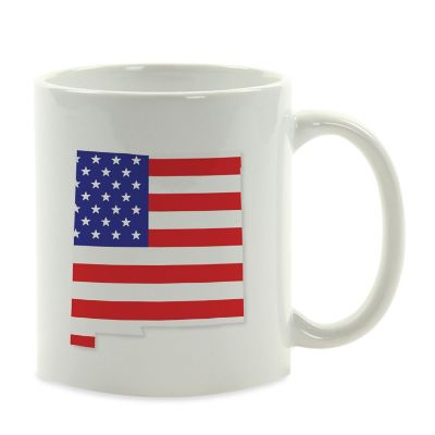 New Mexico US Flag Ceramic Mug Image 2