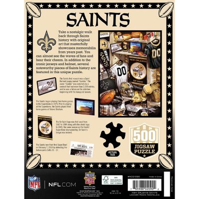 New Orleans Saints - Locker Room 500 Piece Jigsaw Puzzle Image 3