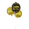 New Year&#8217;s Eve Orb 12 1/2" Mylar Balloons - 3 Pc. Image 1