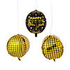 New Year&#8217;s Eve Orb 12 1/2" Mylar Balloons - 3 Pc. Image 1