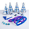 New Year&#8217;s Eve Silver Foil Party Kit for 50 Image 1