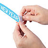 New Year&#8217;s Glitter Hanging Sign Craft Kit - Makes 12 Image 2