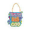 New Year Same Great God Sign Craft Kit - Makes 12 Image 1