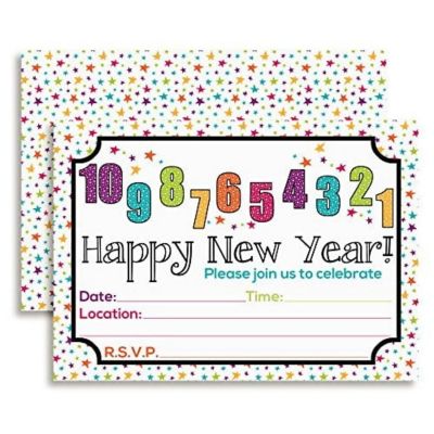 New Year's Countdown Invitations 40pc. by AmandaCreation Image 1