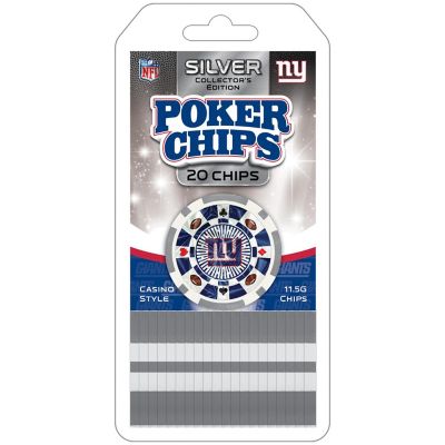 New York Giants 20 Piece Poker Chips Image 1