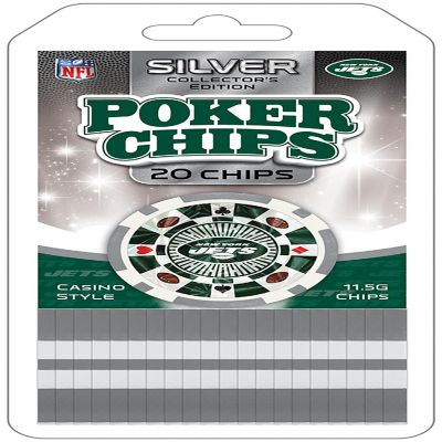 New York Jets 20 Piece Poker Chips Image 1