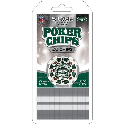 New York Jets 20 Piece Poker Chips Image 1
