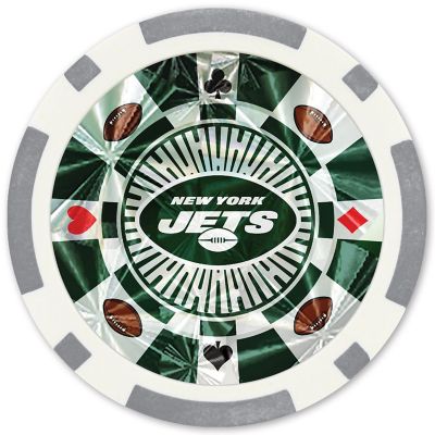 New York Jets 20 Piece Poker Chips Image 2