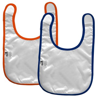 New York Mets - Baby Bibs 2-Pack - Blue & Orange Image 3
