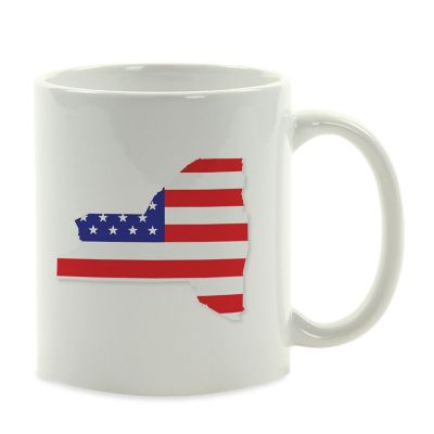 New York US Flag Ceramic Mug Image 2