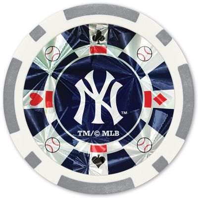New York Yankees 20 Piece Poker Chips Image 2