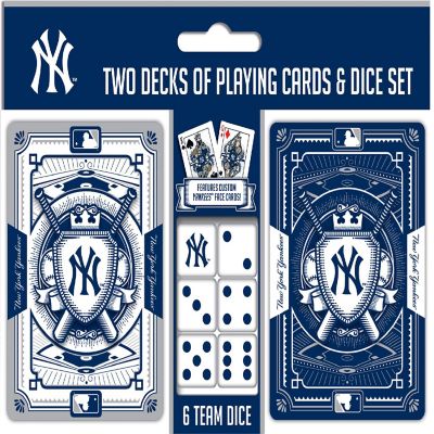 New York Yankees MLB 2-Pack Playing cards &amp; Dice set Image 1