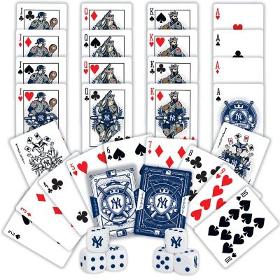 New York Yankees MLB 2-Pack Playing cards &amp; Dice set Image 2