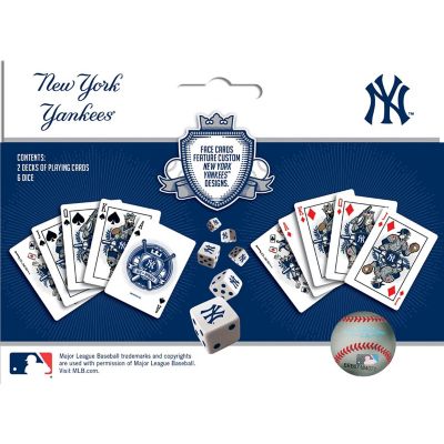 New York Yankees MLB 2-Pack Playing cards & Dice set Image 3