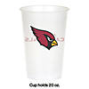 Nfl Arizona Cardinals Plastic Cups - 24 Ct. Image 1