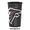 Nfl Atlanta Falcons Souvenir Plastic Cups  - 8 Ct. Image 1