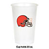 Nfl Cleveland Browns Plastic Cups - 24 Ct. Image 1
