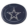 Nfl Dallas Cowboys Oval Paper Plates - 24 Ct. Image 1