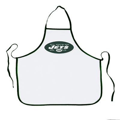 NFL Football  New York Jets Sports Fan BBQ Grilling Apron Green Trim Image 1