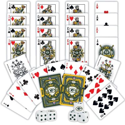 NFL Green Bay Packers 2-Pack Playing cards & Dice set Image 2