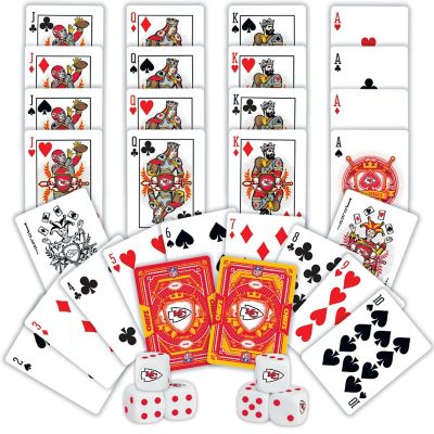 NFL Kansas City Chiefs 2-Pack Playing cards & Dice set Image 2