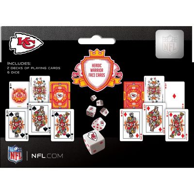 NFL Kansas City Chiefs 2-Pack Playing cards & Dice set Image 3