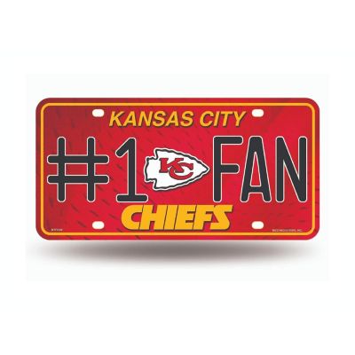 NFL Kansas City Chiefs License Plate Image 1