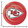 Nfl Kansas City Chiefs Paper Plates - 24 Ct. Image 1